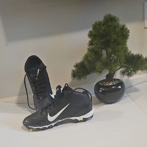 Black and White Nike Soccer Cleats